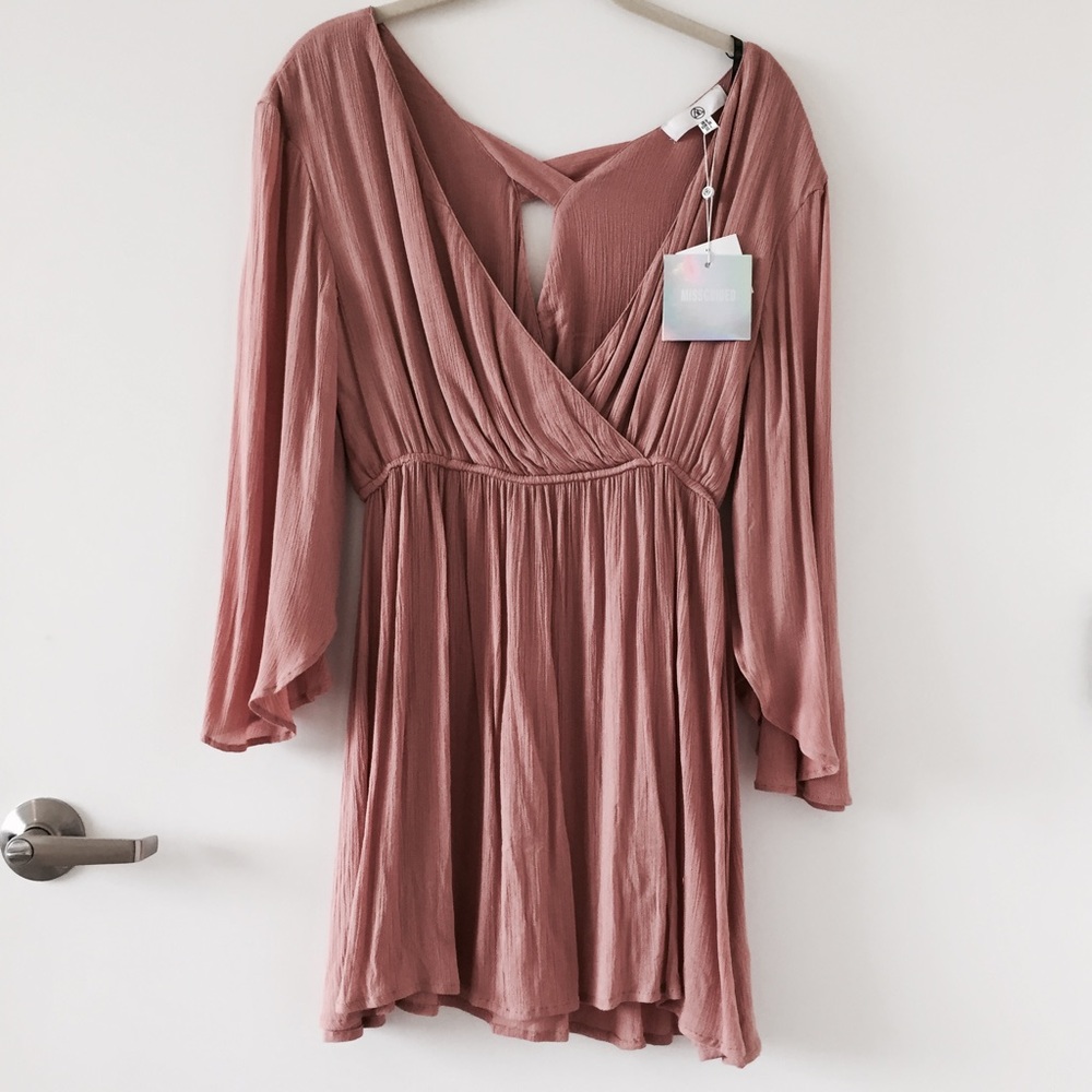 Blush Missguided Dress